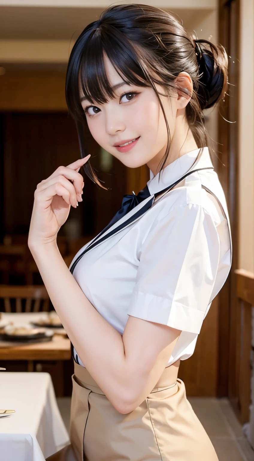(8K、Raw photography、highest quality、masterpiece:1.2),(black haired、very short hair:1.7),show viewer,Looking at the front,erotic,(super sentai series、She is wearing a red PreCure costume.:1.6)、(Clothing that emphasizes the shape of your chest:1.3)、(big breasts :1.3)、slim body shape、ultra high resolution,beautiful,beautiful fece,(alone, alone、no background:1.9),whole bodyボディー,、(black eye、japanese woman: 1.3),(Photoreal:1.37)、photon mapping,reality、(Cute with a baby face: 1.1)、(cute smile: 1.7)、(With a round face: 1.8)、radio city、Physically based rendering、depth of field rally background、photograph, (I can see your knees,close up of thighs、skirt is too short、spread your legs、showing off white panties:1.4),whole body、super fine
