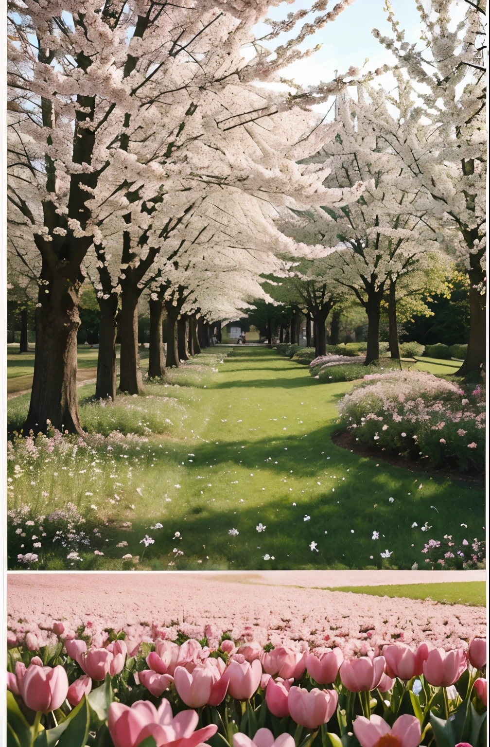 Spring is here,Full of life,Spring Landscape,Two-dimensional poster