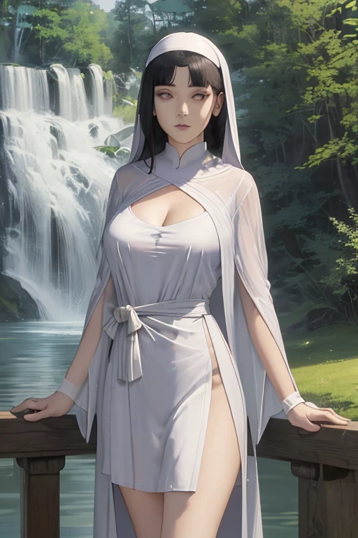 woman wrapped in an almost transparent towel --auto --s2