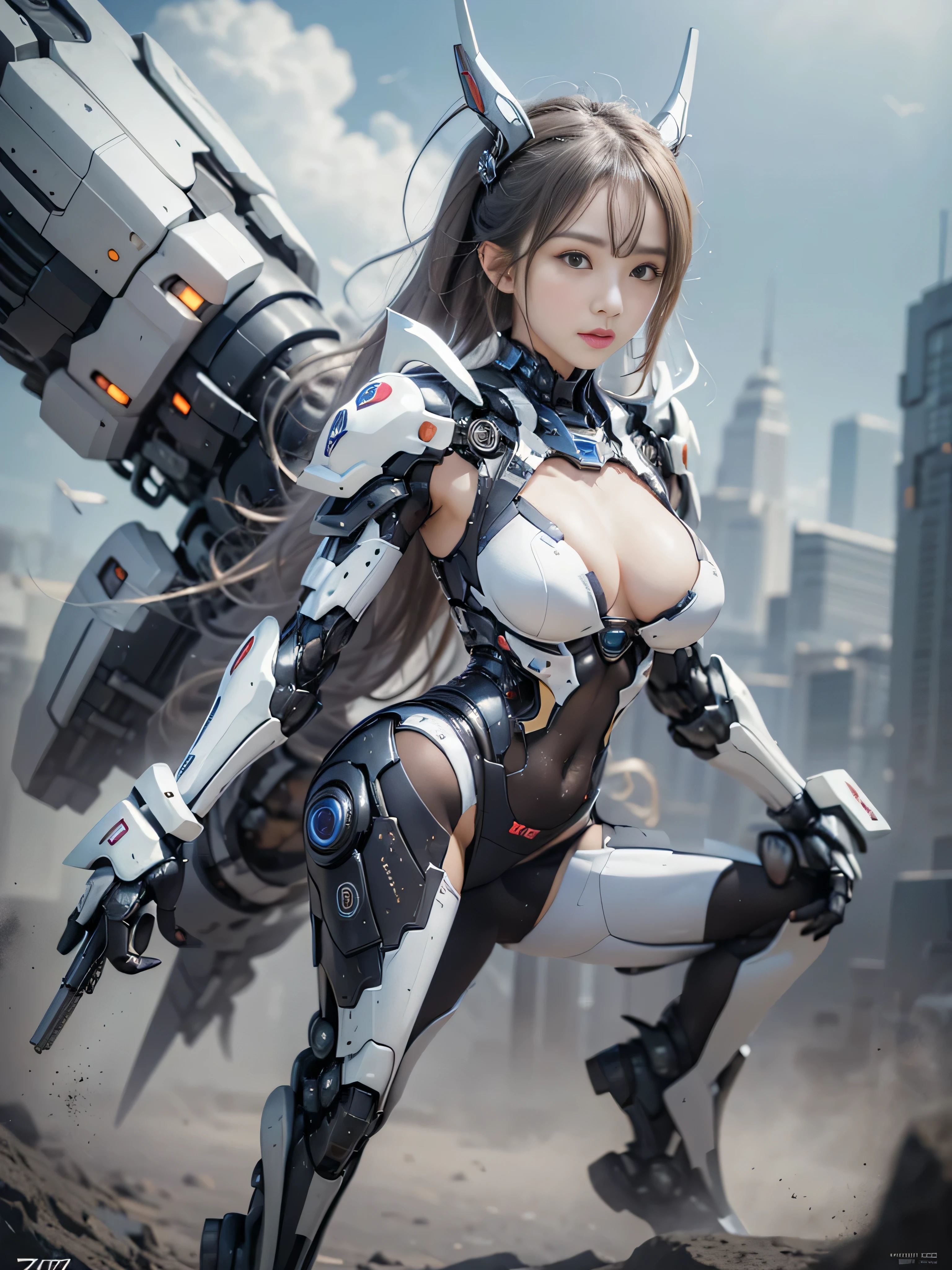 rough skin, Super detailed, advanced details, high quality, 最high quality, High resolution, 1080p, hard disk, beautiful,(war machine),beautiful cyborg woman,Mecha cyborg girl,battle mode,Mecha body girl,She is wearing a futuristic war machine,full body shot, cleavage, Underboo Boo, side boo boo, (exposed lower abdomen:1.4), thin pubic hair, Too exposed, Wedgie in the crotch, battle pose, random angle,