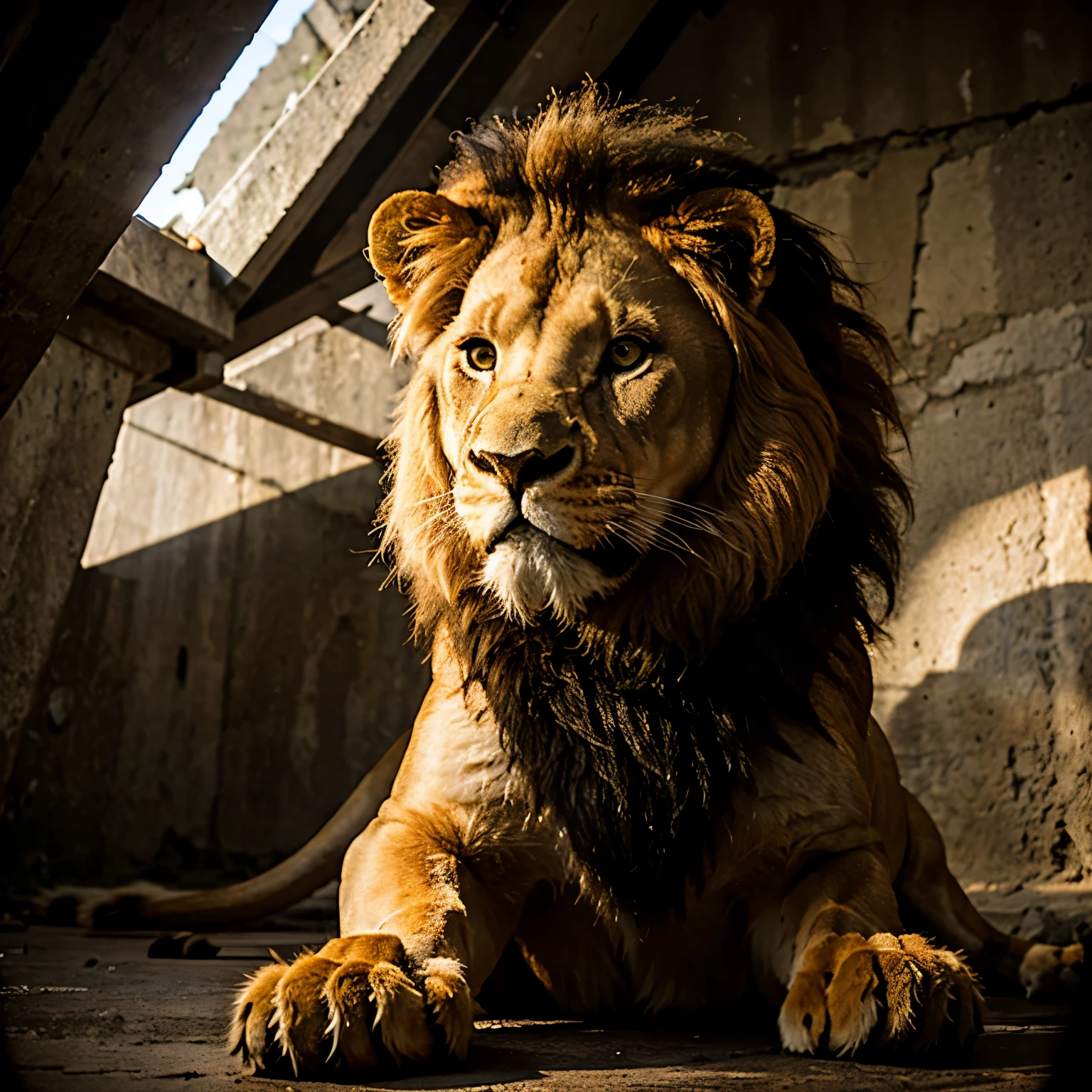 Crossbreed lion