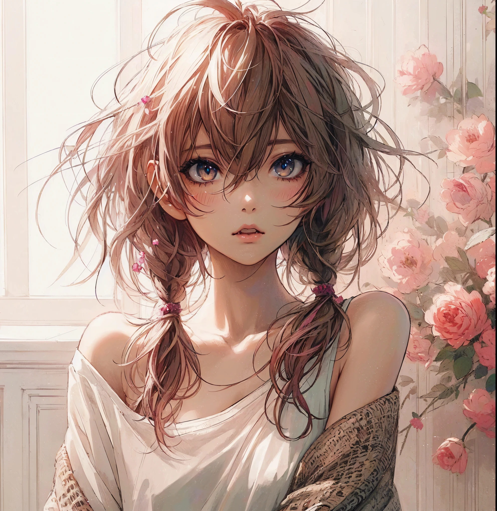 (best quality,4k,8k,highres,masterpiece:1.2),ultra-detailed,(realistic,photorealistic,photo-realistic:1.37),beautiful detailed eyes,beautiful detailed lips,A girl with beautiful eyes, An anime girl wearing a pretty dress, A cute anime wife in a lovely dress, trendy on Pixiv ArtStation, detailed digital anime art, Gwegs on pixiv artstation, a dress wearing , Gwegs' ArtStation pixiv, everyone, beautiful anime girl, cute anime girl, smooth anime CG art, anime style, vibrant colors, soft lighting, detailed drawn beautiful eyes, beautiful cleavage, glasses