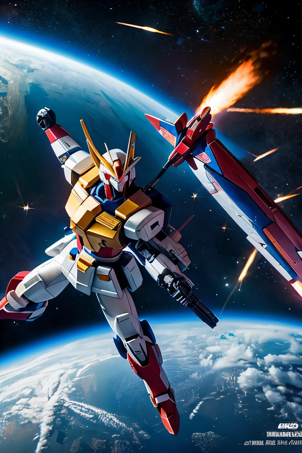 gundam match outer space
