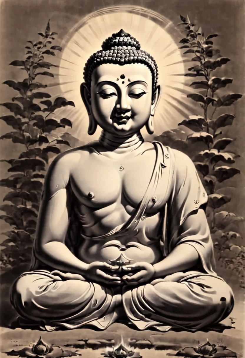 budha meditating
