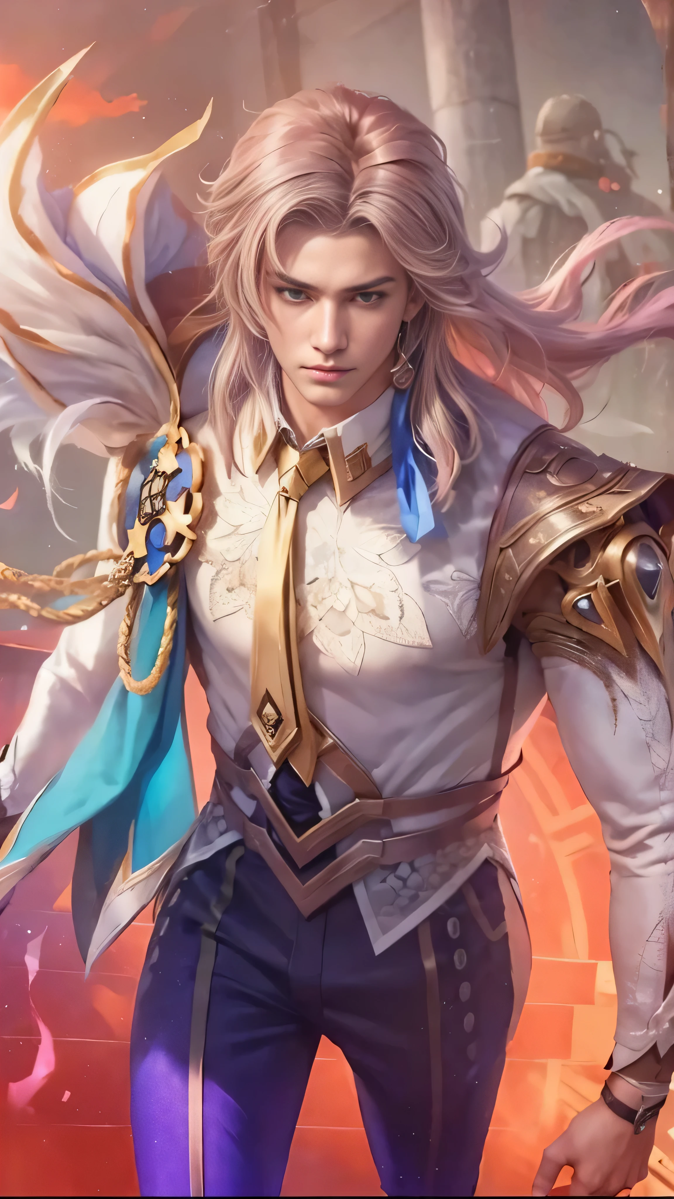 8k, best quality, real skin HD, anime boy