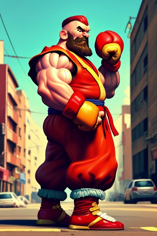 Crie o Personagem ((( zangief do Street Fighter 6 ))), posando para fotografias. Photography Angle View from below . Fotografia de Corpo Completo fotografia de Corpo inteiro..