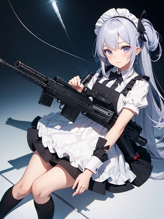 girl Maid clothes Anti-tank rifles rocket launcher Assault rifle Beam rifle hand gun