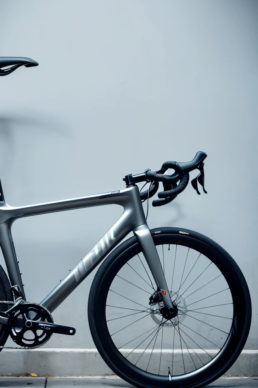 A logo icon of a fixed gear bike, sleek and minimalist, featuring a stylized image of a bicycle with a single gear and a tight chain, fixed in place. The bike's frame is depicted in matte black, reflecting a sense of sophistication and durability. The icon's background is transparent, allowing for easy integration with various designs. The bike's tire is textured with a subtle grain, adding detail and depth, while the chain and gears are highlighted in a silver metallic sheen, symbolizing speed and precision. The overall image exudes a contemporary, urban vibe, perfect for branding a hip and forward-thinking business. ((minimalist design:1.