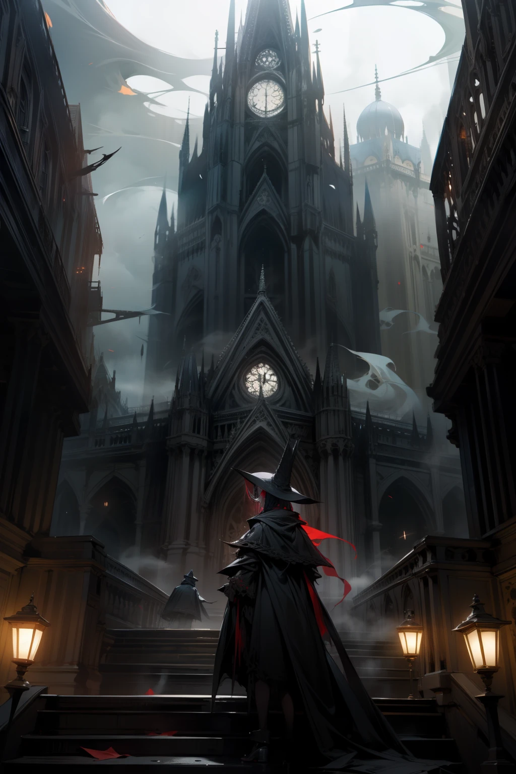 The dark and ominous HQ of the red-eyed and slimy ghosts, their glowing eyes piercing through the night, exudes an aura of malice and evil. The building's structure is intricately designed with gothic architectural elements. The walls are slick with a strange, viscous substance, giving it a disturbing sheen. The ghosts that inhabit this place are known to be elusive and dangerous, striking fear into the hearts of those who dare to approach. The HQ is shrouded in a thick fog, making it difficult to make out the details of the towering structures that loom above. Despite its menacing appearance, the red-eyed and slim