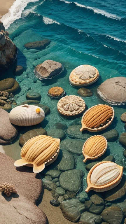 Imagens de mar, conchas, animais marinhos