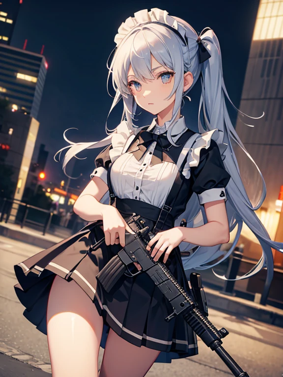 girl Maid clothes Anti-tank rifles rocket launcher Assault rifle Beam rifle hand gun