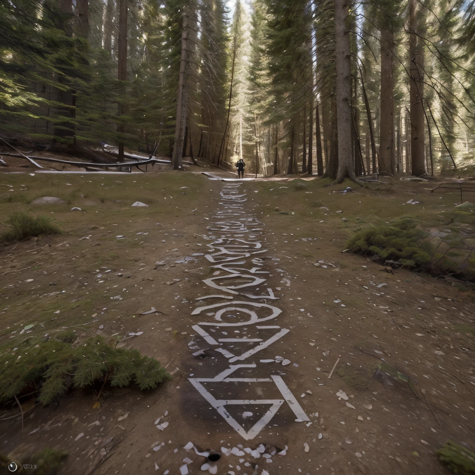 Make a poster explaining practice " leave no trace " principle