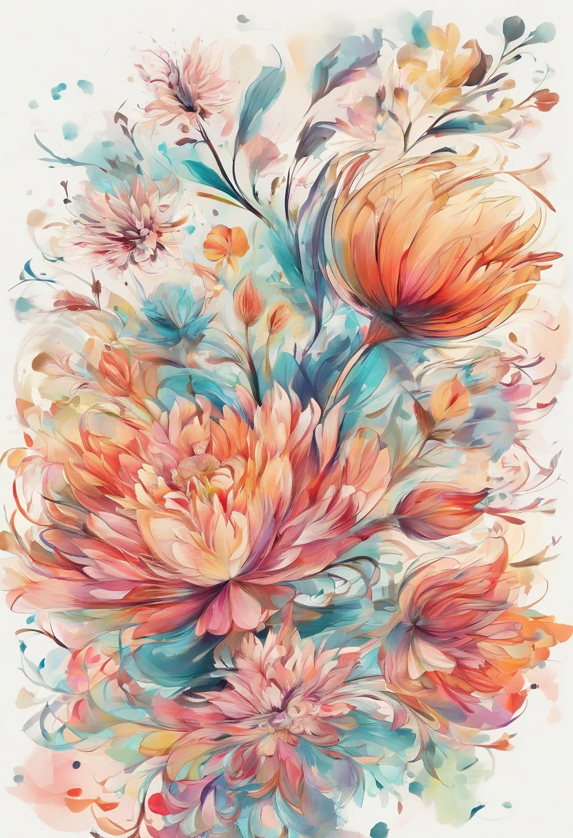 Field with beautiful flowers (close-up cleavage), meditate, Zazen, A meditative (Chinese landscape painting), (ink and watercolor painting), (8k wallpaper), (Light and Shadow Effect), rendering by octane, White balance design, Extremely detailed image representation, Wide angles, depth of fields, masterpiece, realistic, beautifully portrayed, a detailed, accurate, Masterpieces, masterpiece”