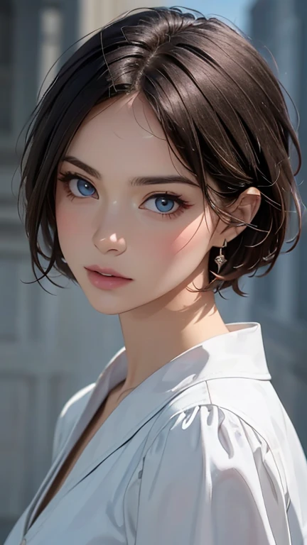 (highest quality,4k,8K,High resolution,masterpiece:1.2),Super detailed,realistic:1.37,portrait,blonde,blue eyes,white skin,medieval clothing,detailed facial features,beautiful lips,gorgeous eyes,A wonderful expression,retro style,soft lighting,Bright colors,short hair,break,