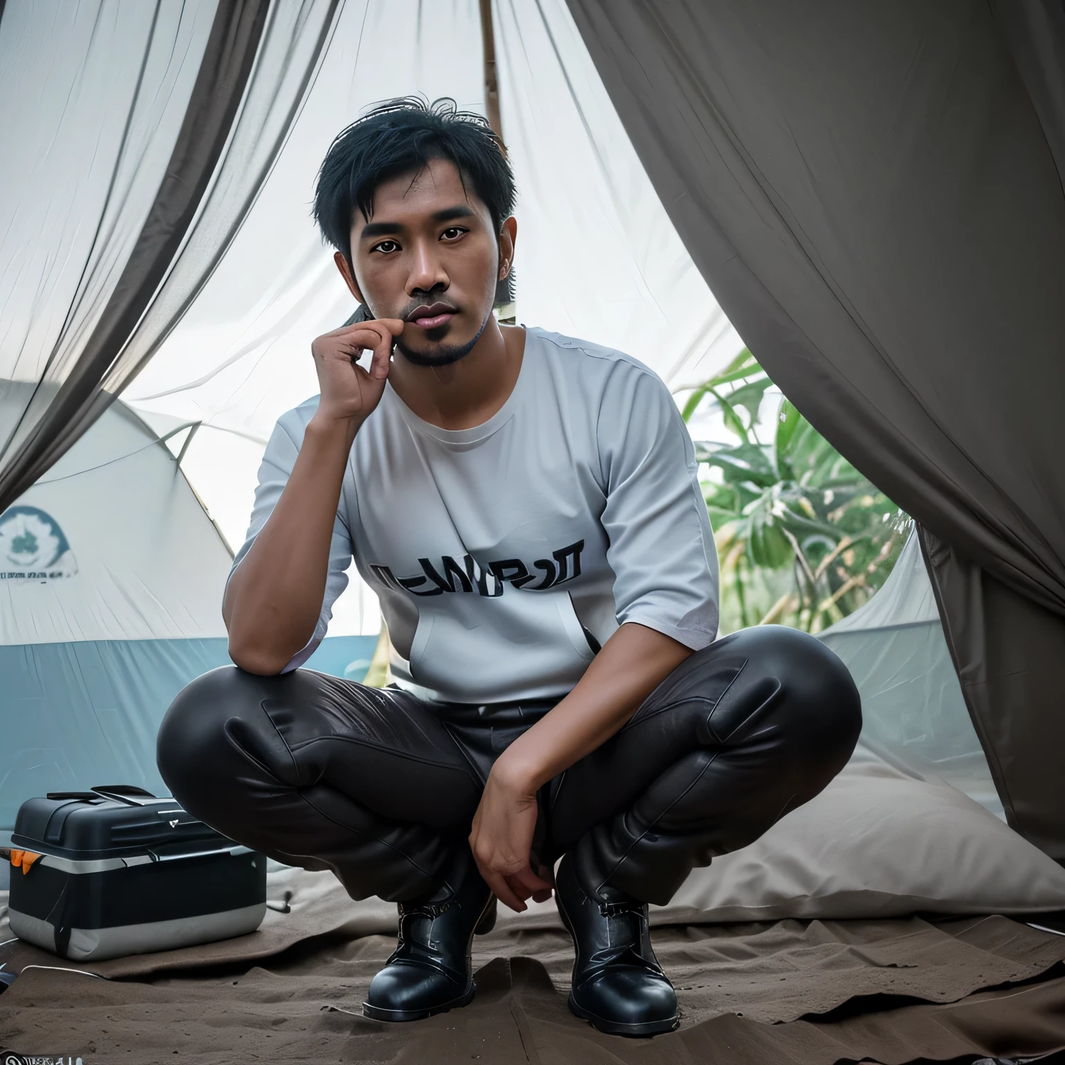 To Indonesia
Yandex
To English
Indonesia Inggris
Jepang Indonesia
DeepL
Arab Indonesia
Jawa
Google
Chinese
Inggris
Indonesia
"Jepang bikin robot...Jerman bikin mobil...Aku bikin kangen."
Prompt modif punya om Fajri Birul W
imagine a 4k oil painting featuring photography, realistic, a handsome Asian man ((30 years old, messy short black hair, oval and clean face, thin body, wearing a white t-shirt, blue jacket, brown boots)), is squatting looking at the viewer, dynamic pose, looks full of serene, the background is in a tropical forest, there is a camping tent nearby, there are lanterns, the atmosphere is twilight, 800mm lens, realistic , hyperrealistic, photography, professional photography, deep photography, ultra HD, very high quality, best quality, mid quality, HDR photo, focus photo, deep focus, very detailed, original photo, original photo, ultra sharp, nature photo, masterpiece, award winning, shot with hasselblad x2d
Note :
* Gambar Hasil Generate menggunakan Bing Image Creator
* Dipoles dikit menggunakan SeaArt dan Starryai
* SwapFace : Remaker AI ( wajah saya sendiri )
"Jepang bikin robot...Jerman bikin mobil...Aku bikin kangen."
Modif cepat punya om Fajri Birul W
bayangkan lukisan cat minyak 4k yang menampilkan fotografi, realistis, seorang pria Asia yang tampan ((30 tahun, rambut hitam pendek acak-acakan, wajah lonjong dan bersih, badan kurus, memakai kaos putih, jaket biru, sepatu bot coklat)), sedang jongkok memandang penonton, pose dinamis, tampak penuh syahdu, latar belakang hutan tropis, di dekatnya ada tenda kemah, ada lampion, suasana senja, lensa 800mm, realistis, hiperrealistik, fotografi, fotografi profesional, dalam fotografi, ultra HD, kualitas sangat tinggi, kualitas terbaik, kualitas menengah, foto HDR, foto fokus, fokus dalam, sangat detail, foto asli, foto asli, sangat tajam, foto alam, mahakarya, pemenang penghargaan, diambil dengan hasselblad x2d
