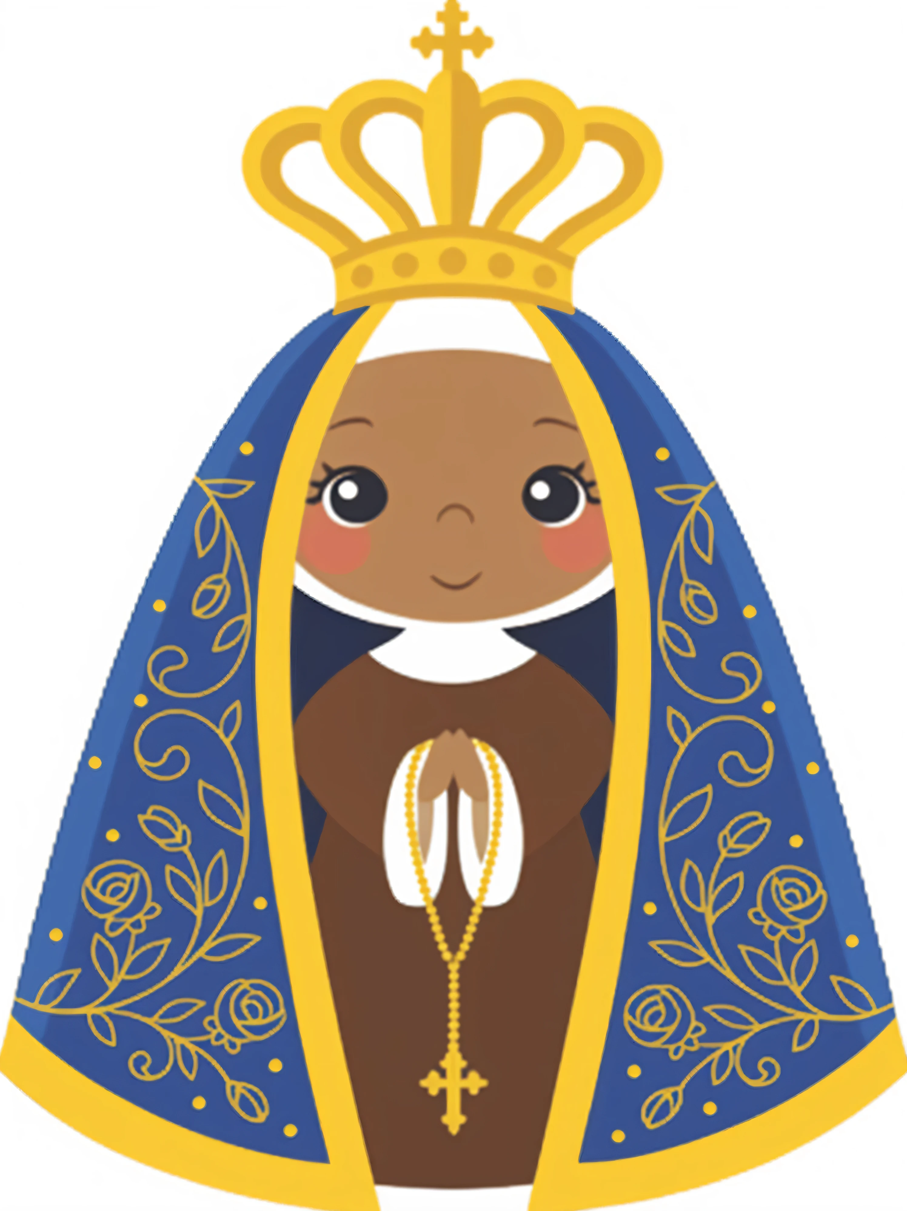 retrato altamente detalhado da Virgem Rainha Maria, ((olhar maternal e doce)), (mulher negra), with roses in the heart, (Mother of Jesus Christ) halo de luz, ((nun style veil)), Motor irreal, arte de Mark Ryden, contagem de normas, world illumination, raios divinos, ambiente detalhado e intrincado, navy blue robe, retrato estilo busto, rosas decorando retrato