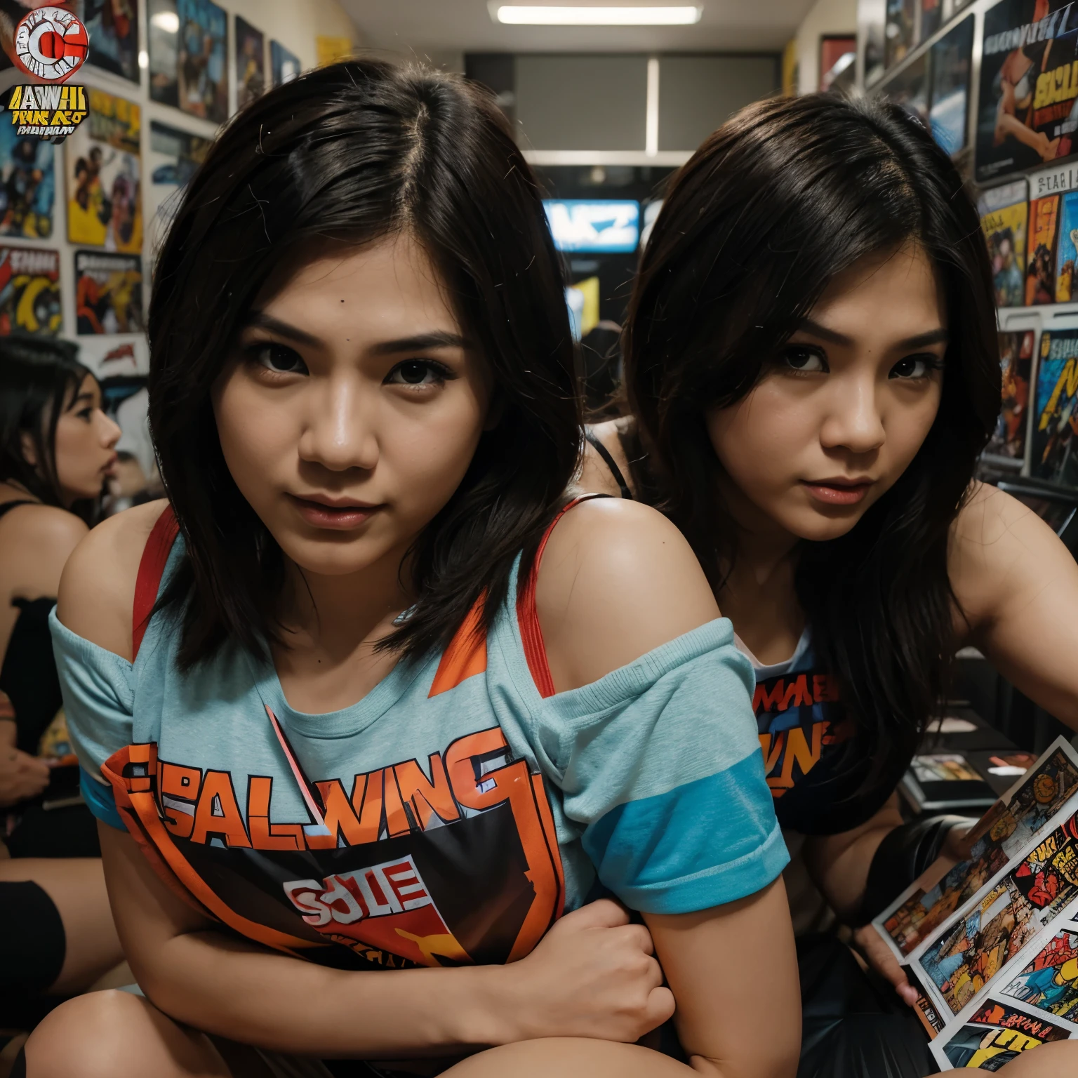 Topic: Comic book (solo)
- gagawa Ng sariling comic cover page design gamit mga picture at design online. Tignan ang sample sa baba. Bawal Yung ipapasa saken gawa galing internet dat kau ang nag design.