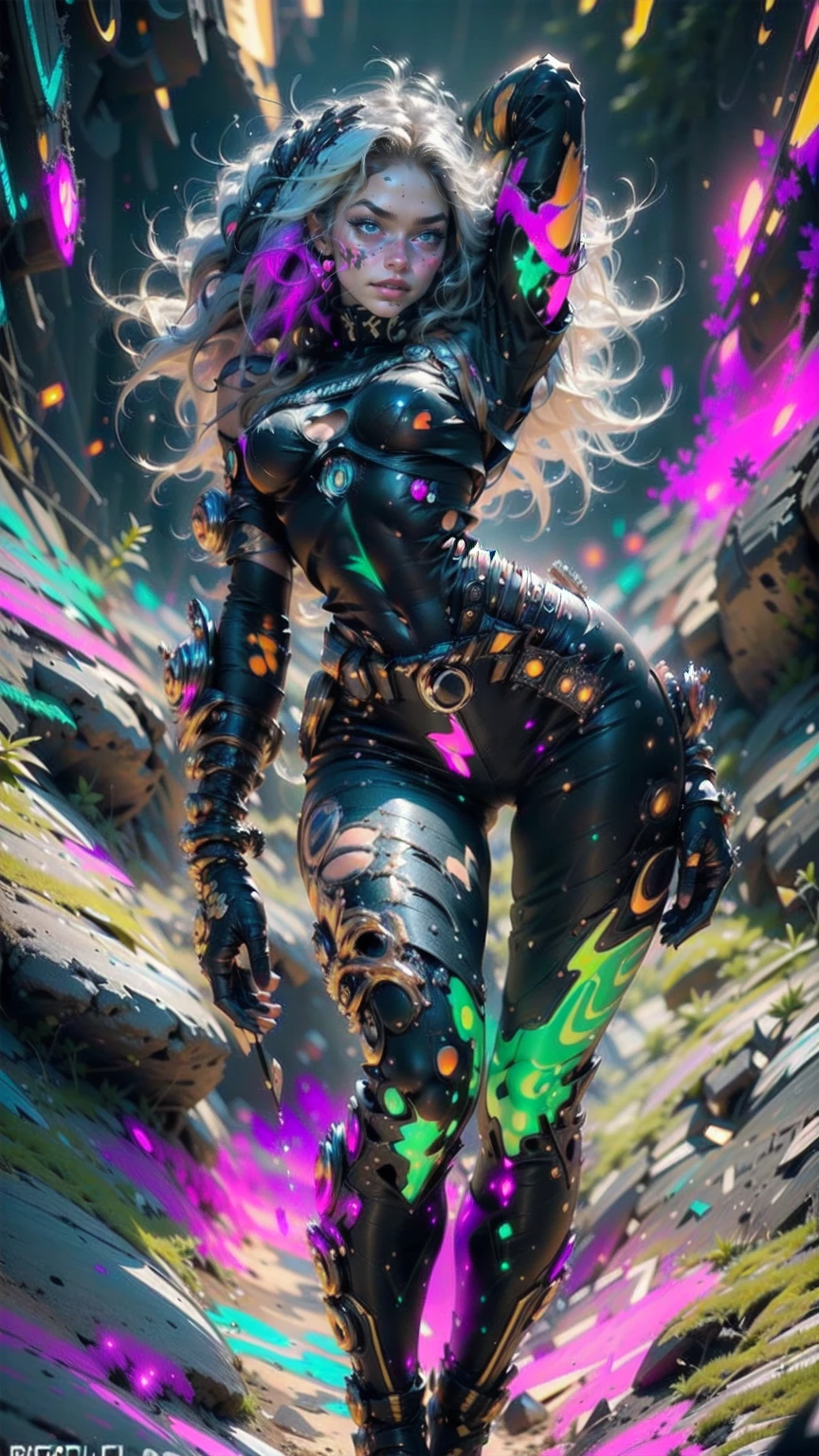 An ultra-realistic and ultra-detailed ((full body portrait)), (Downward Angle, From Above), A Gorgeous caucasian celestial goddess, barefoot, Slim Body, (Straight Black Hair), (silver eyes), ((small breasts)), Wearing Tight (Cut Up) Cyberpunk Shorts,, Striking, Dynamic Angle, (From The Bottom), Galactic Clouds everywhere adorned with vivid chemiluminescent stars and galaxies floating through the cosmos, Atmospheric, radiating luminous cosmic energy, multicolored, vibrant lighting, visually stunning, surreal, epic, legendary, radically fantastic, sharp uhd, dof, 8k resolution, enhanced-realism, hyper-photorealism.