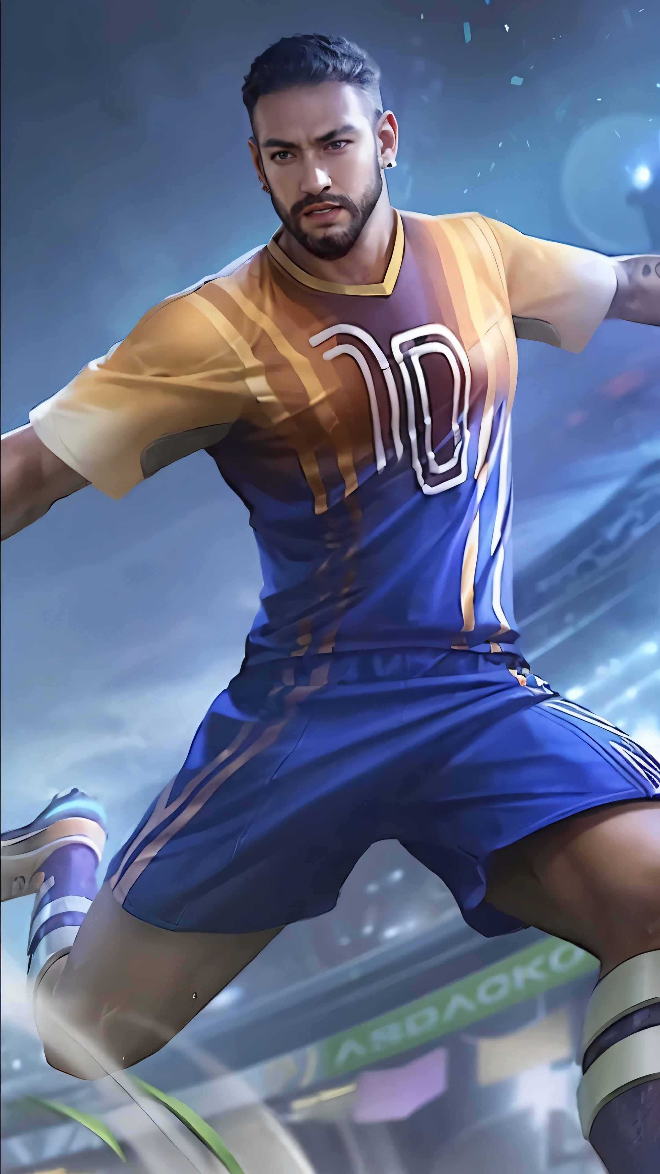 Intricate Details, Masterpiece, Best Quality, High Resolution, 8k, 1man Field, VFX, potret, detailed eye and face, realistic
