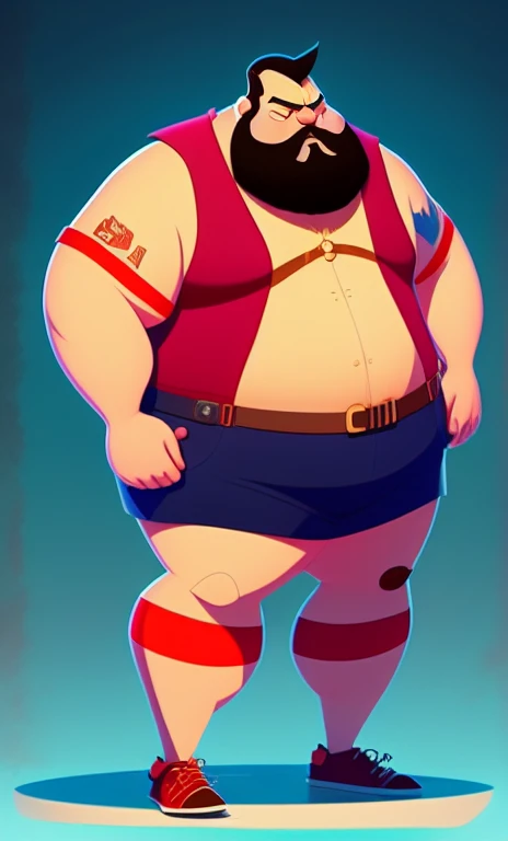 um gorila macho
, Obese Extremely thick thighs wearing only red swimming trunks red cap with hands Gesturing with hands holding testicle with hand ,((genital Masculino glande peniana tamanho anormal, phallus gigantic size super long inclined fallen, Dropped balls)), sensualizing with her hand in the crotch, Acariciando as bolas,