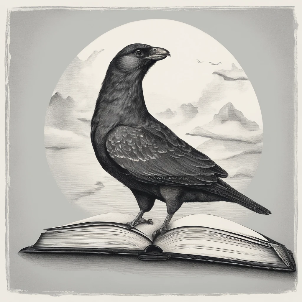 Bird in a clear sky, personification of freedom, beautiful female hands, only hands, ocean, a book, in the book there is an illustration of a bird in the sky similar to a real bird in the sky