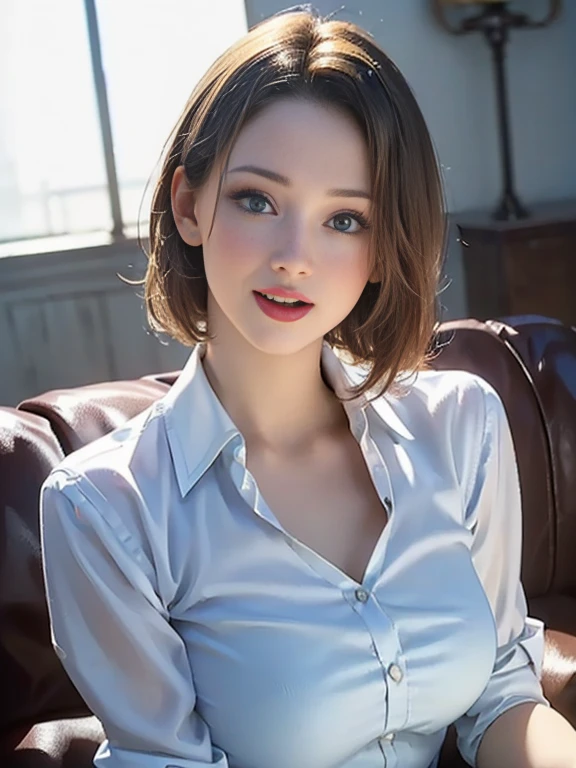 (best quality, 8k, highres, photorealistic:2.0), (solo, one girl:2.0),(photo taken using flash:1.9),(brighten up women:1.8),(ultimate beautiful girl:2.0),(shiny skin),(oily skin),(blonde hair:1.7),(short hairstyle:1.5),(cool beauty:2.0),Blush brown makeup , dark eye makeup , use pink glossy lipstick,(big beady eyes girl:1.5),(droopy-eyes girl:1.5),(blue eyes:1.5),(thin girl:1.5),(baby face girl:1.5),(sex appeal:1.3),(sweet smelling girl),(she works for low wages:1.5),(kind-hearted woman:1.5),(she has a nice smile),(woman with a happy look:1.3),(she is very sociable),(from a very poor family:1.5),(virgin girl),(She is a secret pervert.),(she covertly lewd),(she looks so erotic),(Preserve virginity for devout Christians),chuuChloe,(woman with very soft breasts),(woman fantasizing about sex),(allurement),(impressive eyes:1.5),(clean girl),(affability),(cute smile),(good personality),(puff out chest),(serious personality),(wants sex),(want to masturbate),(want to have sex forcibly),(insists on the chest),(Big nipples hard erect inside clothes),(relaxing time),(hair ornaments),(sunflower),(Private room),(compassion),(impurity),(love filled),(Changing clothes),(get horny),(secretary costume play:1.5)