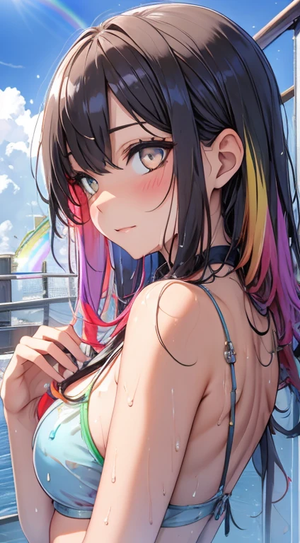 anime girl with cat ears and sunglasses on the beach, visual anime de uma menina bonito, menina anime sedutora, anime moe artstyle, gato anime bonito, muito bonita menina gato anime, kantai collection style, gato anime bonito, menina anime, (menina anime), gato anime, arte anime de alta qualidade, visual anime de um gato bonito, menina anime bonita
