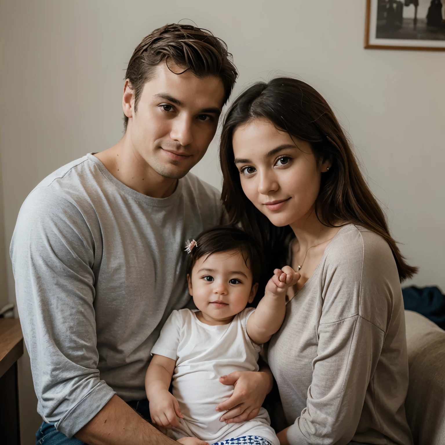 A potrait of couple goals with their 's