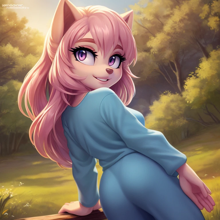 (best quality,4k,8k,highres,masterpiece:1.2),ultra-detailed,(realistic,photorealistic,photo-realistic:1.37),long straight hair,light pink eyes and hair,beautiful detailed eyes,beautiful detailed lips,cute face,happy expression,long eyelashes,medium breasts,pajama blue shirt,pajama blue baggy pants,long sleeves,barefoot,japanese theme,portraits
I'd like to create a beautiful portrait featuring a young girl with a Japanese theme. Her appearance is characterized by long, straight hair in a light pink color, which cascades down her back. Her eyes are a captivating shade of light pink as well, with thick, long eyelashes that enhance their beauty. The girl has an adorable face with a cheerful and happy expression, and her lips are also beautifully detailed.
She is dressed in a comfortable pajama blue shirt with long sleeves, providing a cozy feel to the artwork. The shirt is paired with matching pajama blue baggy pants. The girl is barefoot, adding a sense of relaxation and tranquility to the scene.
The overall style of the portrait should be ultra-detailed and realistic, with high resolution, capturing every intricate detail of the girl's features. The colors should be vivid and vibrant, emphasizing the light pink palette of her eyes and hair. The artwork should have a portrait-like quality, allowing the viewer to appreciate the girl's beauty and the Japanese theme.
In terms of lighting, the artwork should feature a soft, natural illumination that highlights the girl's features while creating a warm and inviting atmosphere.
Please note that this prompt describes the details and elements of the envisioned artwork. The prompt should not contain any unnecessary explanations or references. The tags should be organized in order of importance, from the most significant to the least significant.