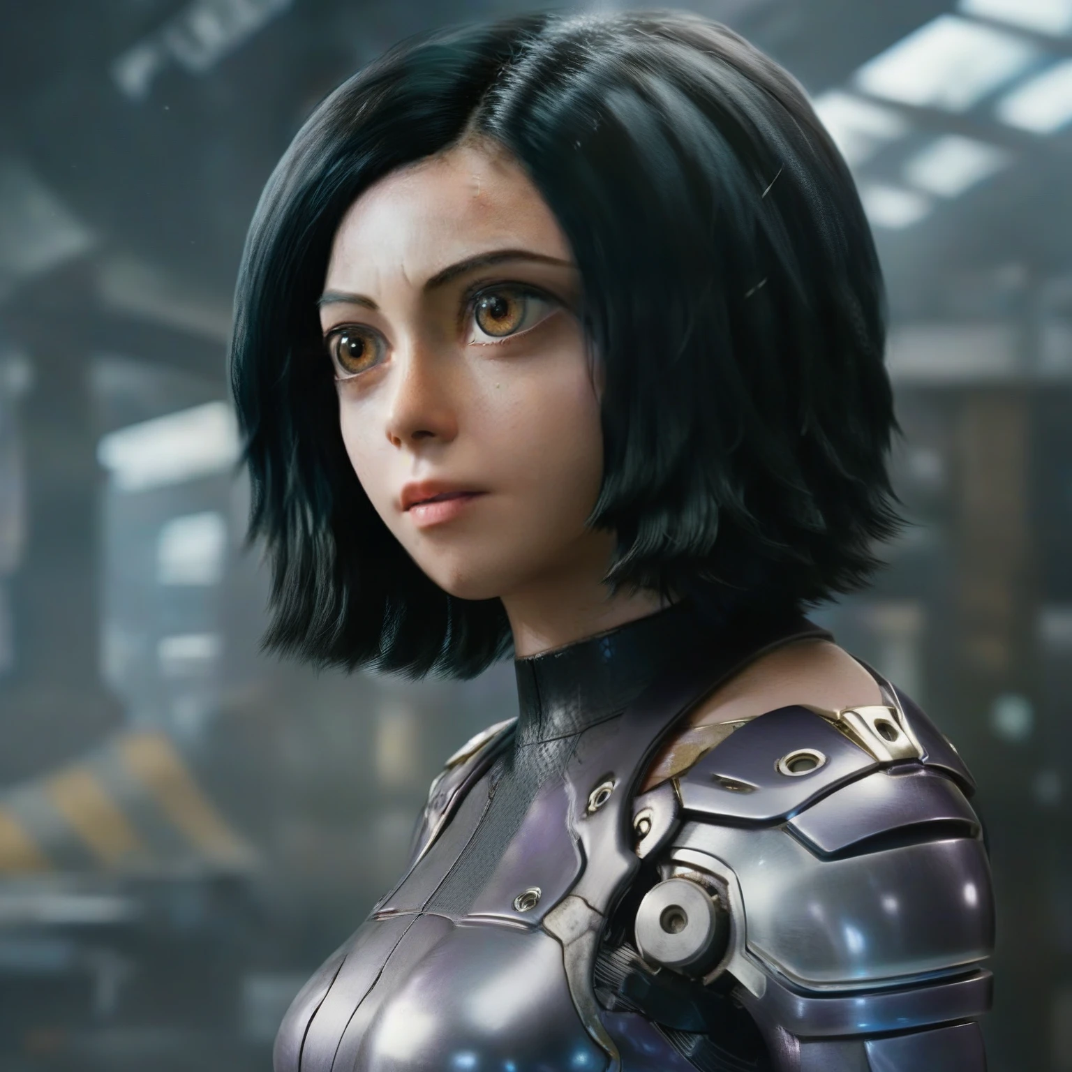 Alita1024, full body, cyberpunk background, detailed eyes, photography, highly detailed, sharp focus, trending on artstation, studio photo, intricate details, highly detailed, by greg rutkowski