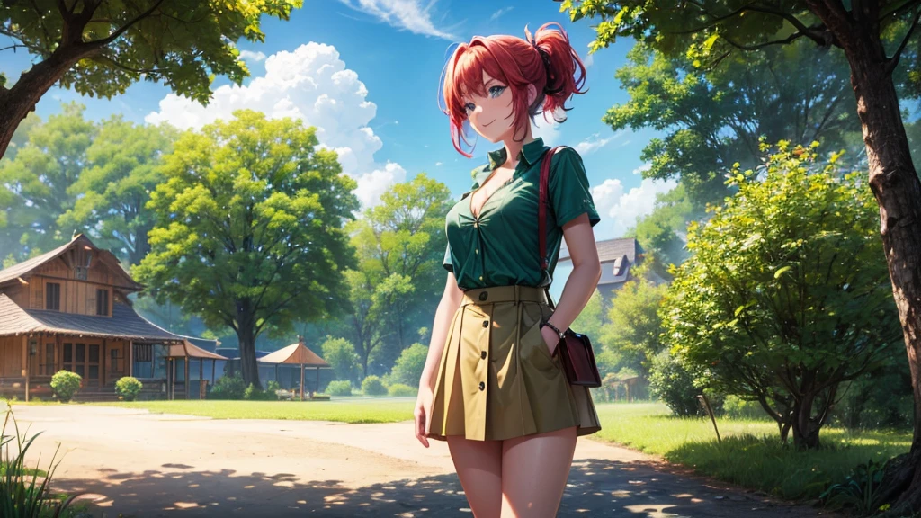absurderes, hight resolution,
BREAK
looking at viewer, Cowboy Shot, (from middle:1.5)
BREAK
(vivd colour:1.3)
BREAK
(One girl :1.3), (Lori:1.2),Red hair, Blue eyes, , Short hair, Maid Cosplay, (pleated super short skirt:1.4), (thighs thighs thighs thighs:1.3), (Very pretty thong:1.2), (bitten thong:1.3), facing back, Skirt lift, show off thong, lifted by self,(big butts:1.3), (ass view:1.6),Large breasts, (Smile Face:1.3), Open mouth, (Breast:1.3), Ass, Round eyes, (Blowing in the wind:0.5), sweat around girl, Dripping sweat, gust of wind (Wind:1.2), Sense of speed, Refreshing breeze, Motion blur effect, Wind, ( Visible:1.4)
BREAK
background is ( court:1.3), (, Dynamic Angle, above angle, perspective
break
(Daytime, sun beam:1.2), depth of fields, Bokeh, light leaks, (chromatic abberation:1.2), noon
BREAK