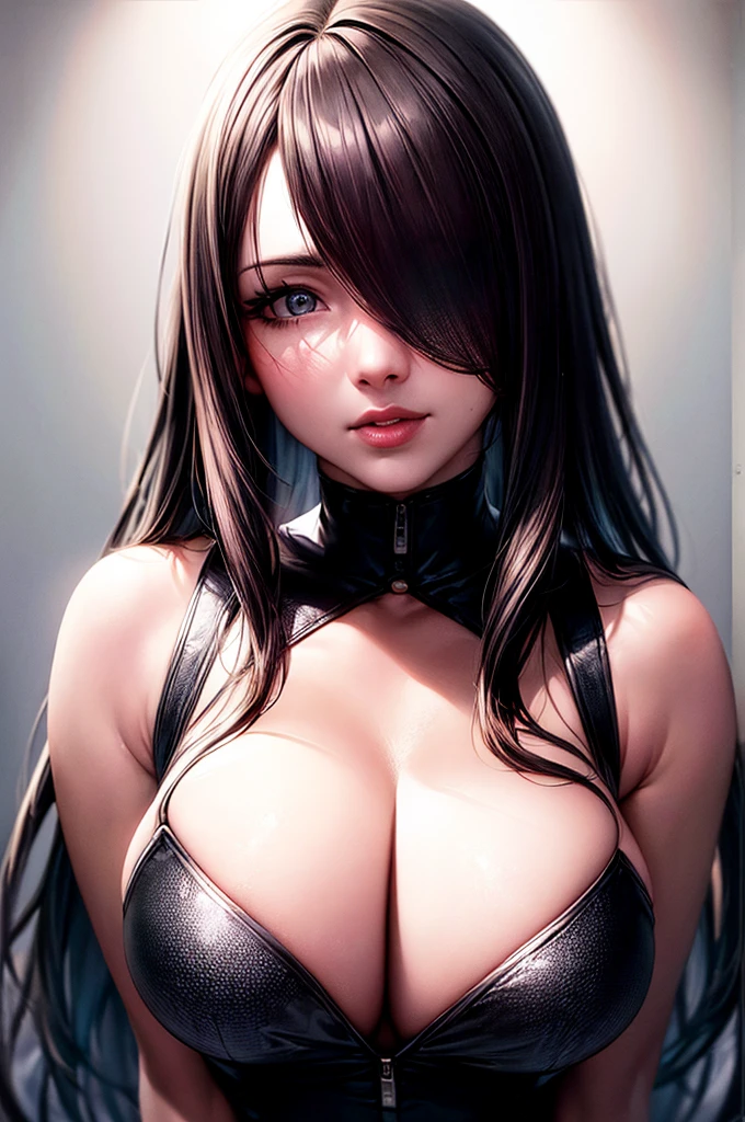 (8K, RAW photo, Photorealistic:1.25) ,( Gloss on lips, eyeslashes, gloss face, Glossy glossy skin, best qualtiy, ultra high resolution, depth of fields, color difference, Caustics, Wide light, naturalshadow, ) ,sliver long hair,nakeness,tit,,gigantic cleavage breasts,(pubes),realisticlying