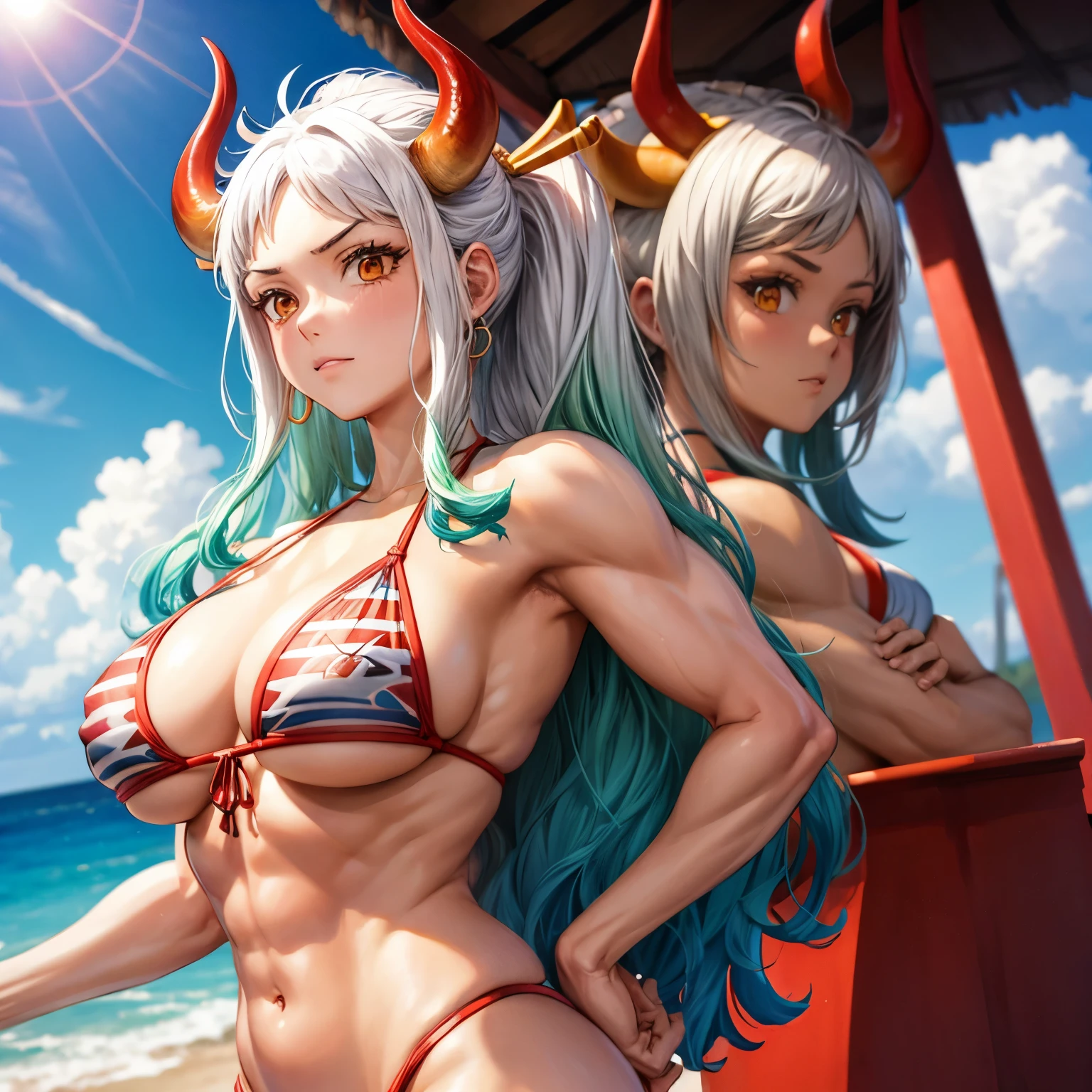 Yamato muscular bikini 