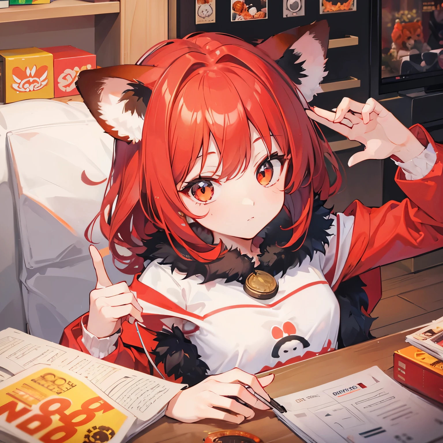 make me a red panda animal-themed crypto coin meme