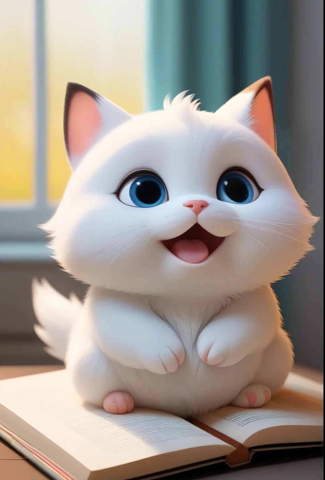 (Um personagem adorable de um bebê dálmata fofo e fofo com quatro pernas em cor cinza claro pastel, orelhinhas), cozinhar,book illustration style ,dia ensolarado, adorable, encantador, caprichoso, no estilo do Studio Ghibli, arte 3D vetor, fofo e peculiar, arte de fantasia, efeito aquarela, Bokeh, ilustrador adobe, hand drawn, pintura digital, baixo poli, soft lighting, aerial view, isometric style, Retro aesthetic, focado no personagem, 4k resolution, photorealistic rendering, usando Cinema 4D