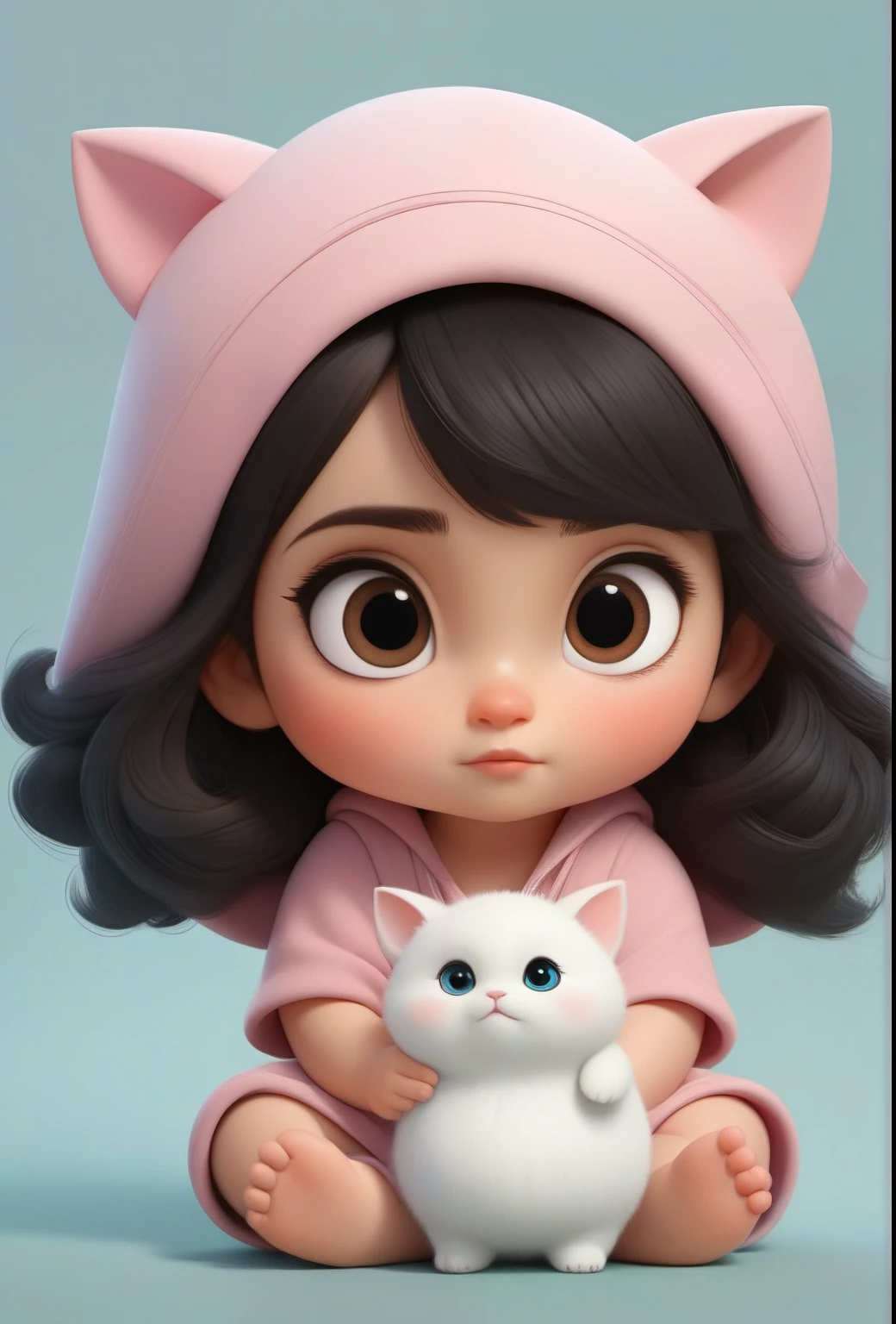 (Um personagem adorable de um bebê dálmata fofo e fofo com quatro pernas em cor cinza claro pastel, orelhinhas), cozinhar,book illustration style ,dia ensolarado, adorable, encantador, caprichoso, no estilo do Studio Ghibli, arte 3D vetor, fofo e peculiar, arte de fantasia, efeito aquarela, Bokeh, ilustrador adobe, hand drawn, pintura digital, baixo poli, soft lighting, aerial view, isometric style, Retro aesthetic, focado no personagem, 4k resolution, photorealistic rendering, usando Cinema 4D