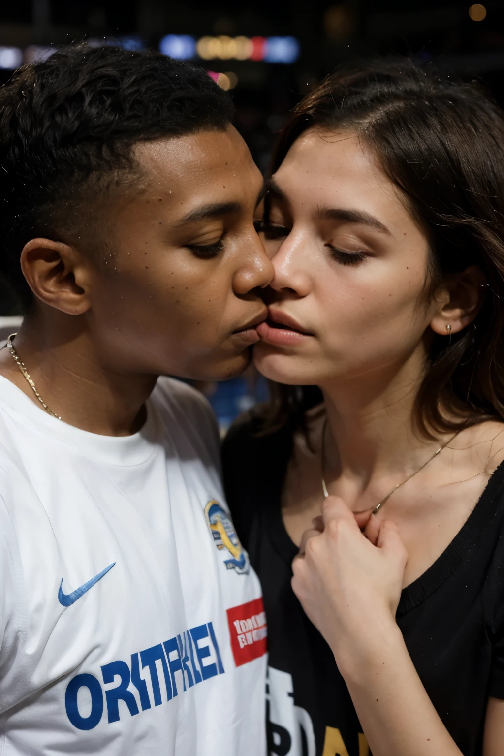 a great photograph of Mbappé Kissing Pelé
