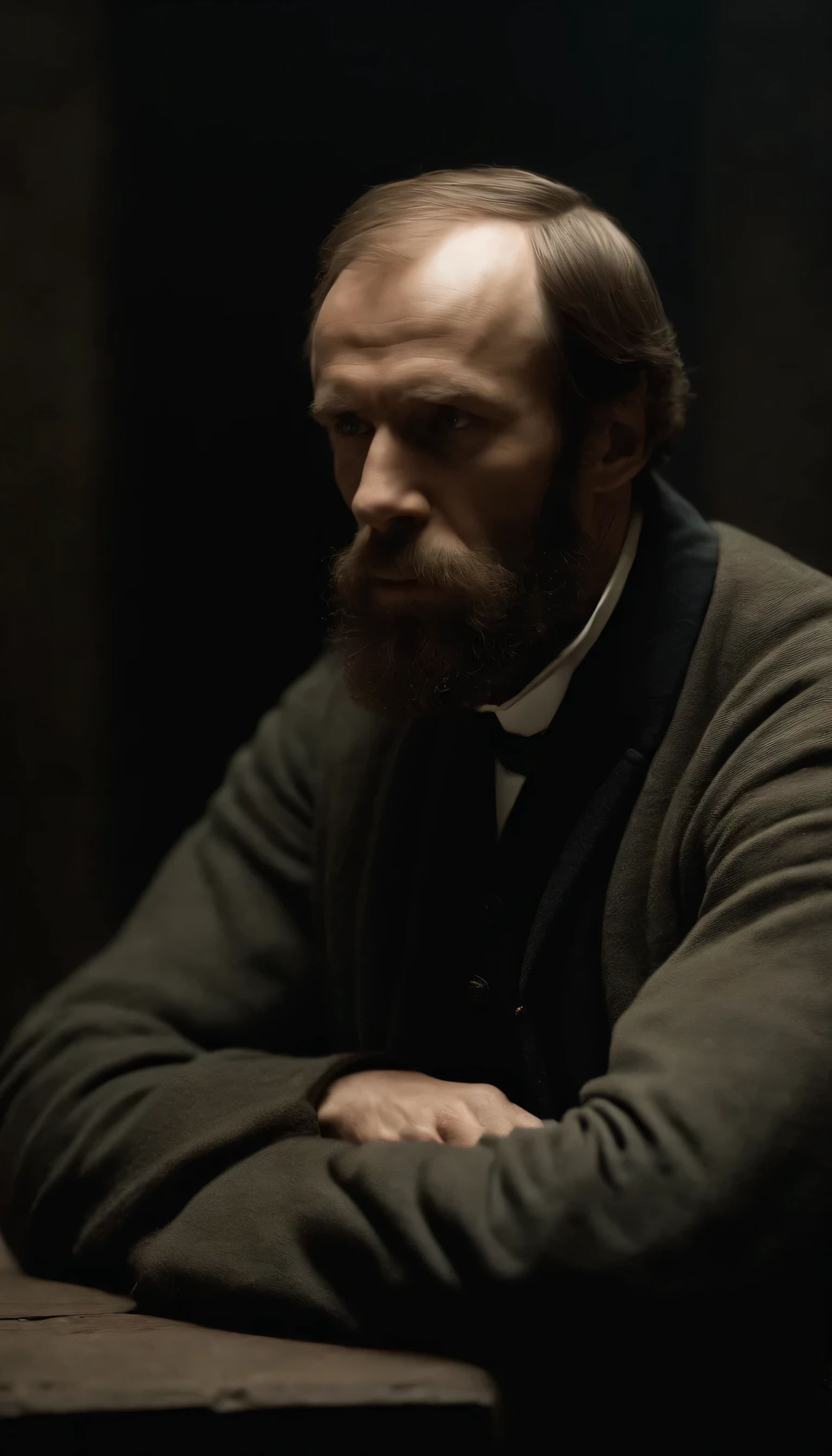 Detail a pivotal moment from Dostoyevsky's time in prison, exploring how it influenced his philosophical outlook.