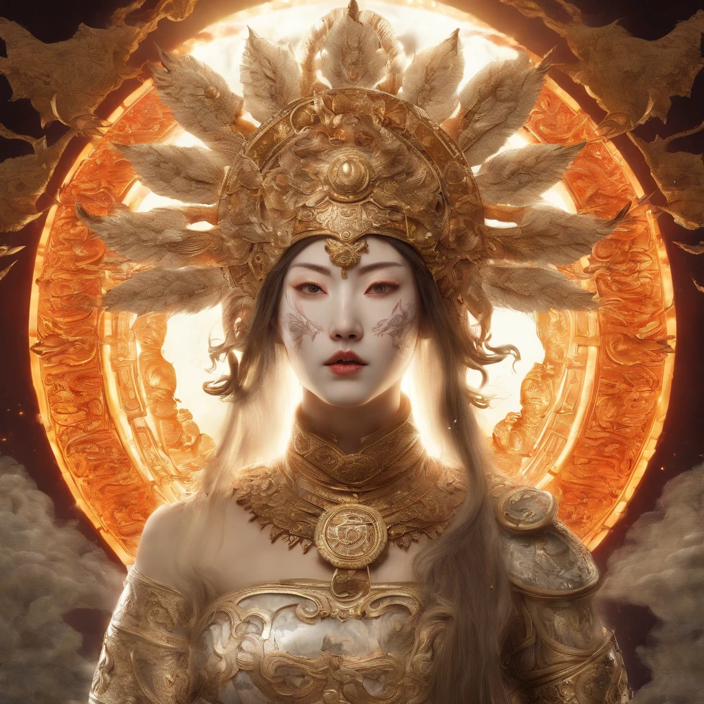 Goddess of the sun. Amaterasu, evil Gohst.