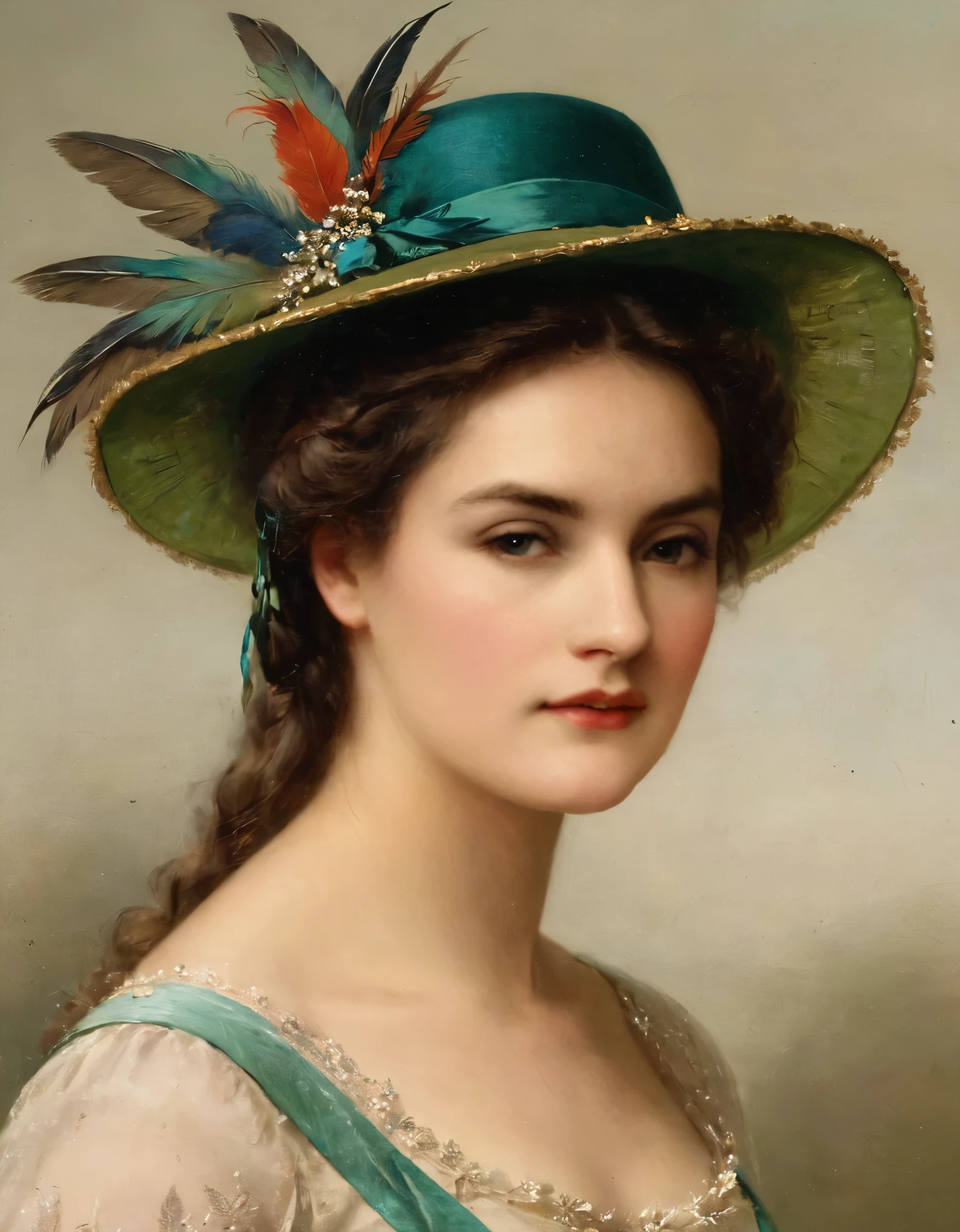 in the 19th century，European and American women often use hummingbird feathers as hat accessories，
