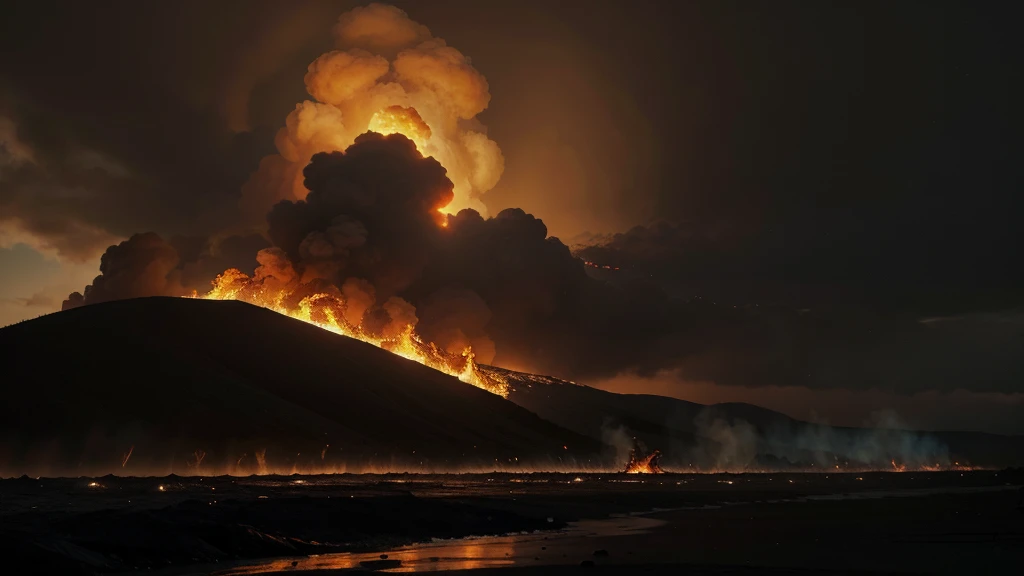 um vento tempestuoso vinha do norte, uma grande nuvem, e um fogo revolvendo-se nela, e um resplendor ao redor dela, and in the middle of it there was something like the color of amber, that came out of the middle of the fire.