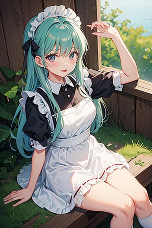 Kagome Higurashi, sola, maid outfit