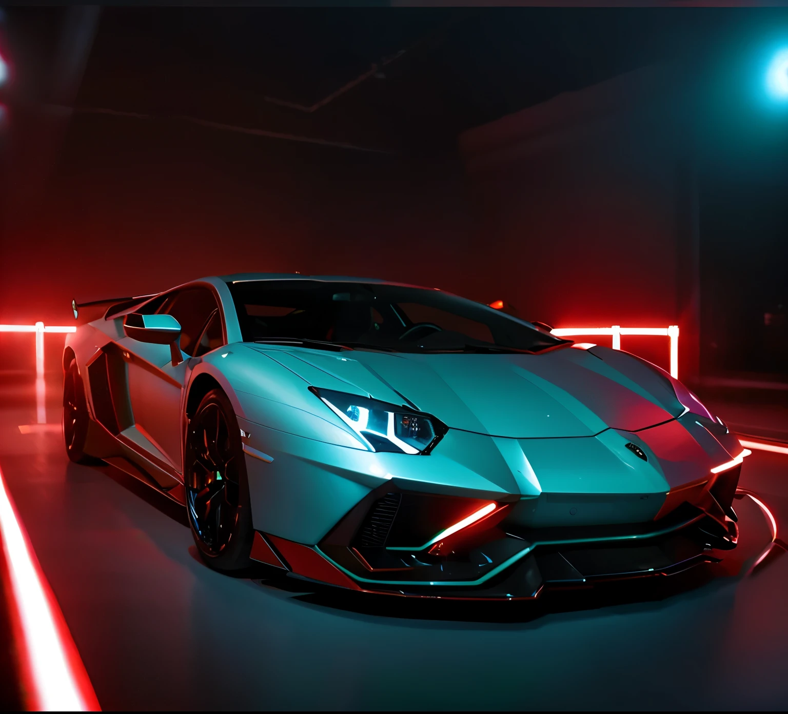 Lamborghini aventador svj race,painting,fast cars,thrilling speed,vivid colors,exciting atmosphere,realistic crowd,impressive track details,[detailed spectators],[explosive noise],high-octane action,(best quality,4k,highres),(realistic,photorealistic),bokeh,studio lighting