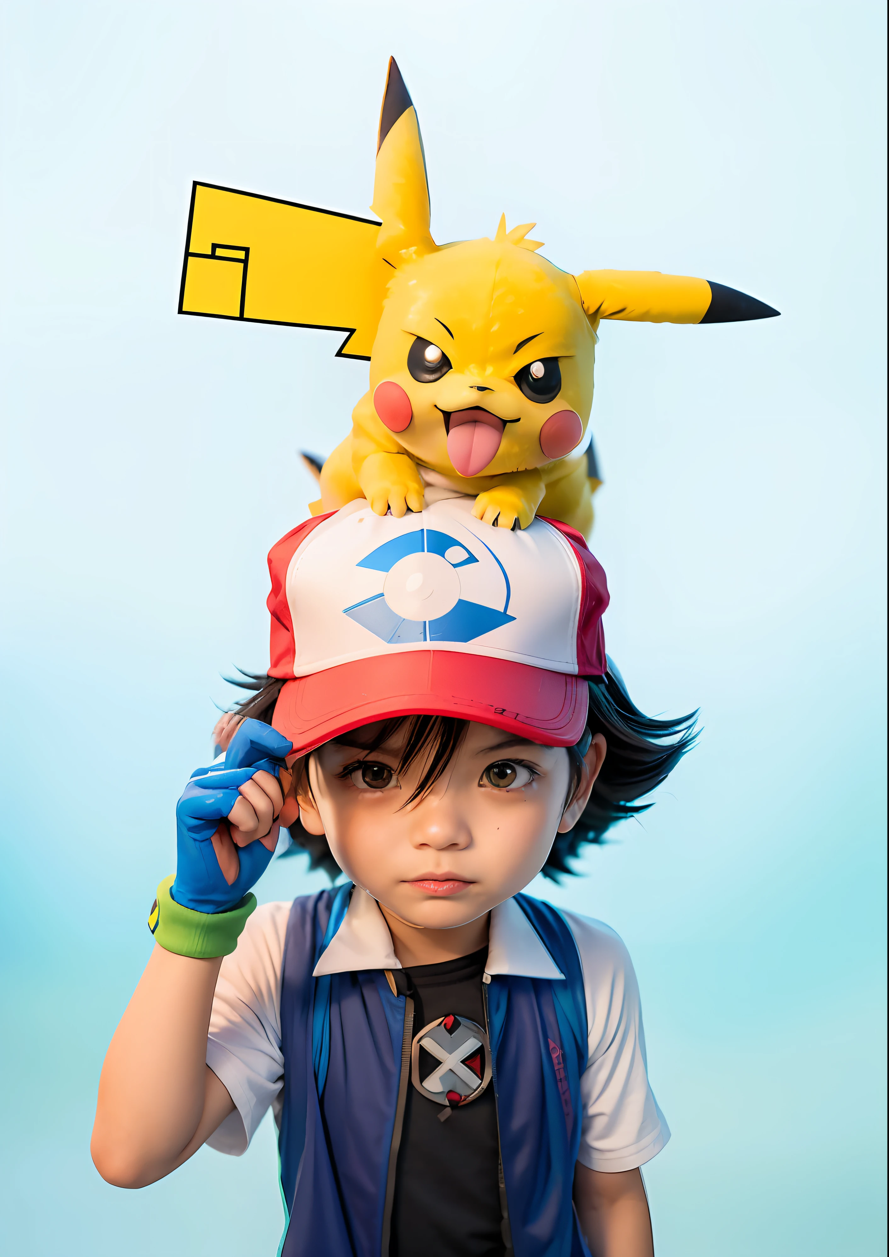 Ash Ketchum with a hat on his head, Pokémon Cap, ketchum cinza, pokemon trainer, Pikachu como um humano, Pokémon, Pokémon anime style, estilo pokemon, Pokémon, imagem de anime safebooru, Pikachu, style of pokemon, Megaman como Pikachu, Mika Pikazo, Pokémon, for red and blue Pokémon, Pokémon Art Style