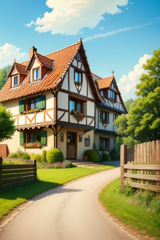 Deutsch alt hause cartoon