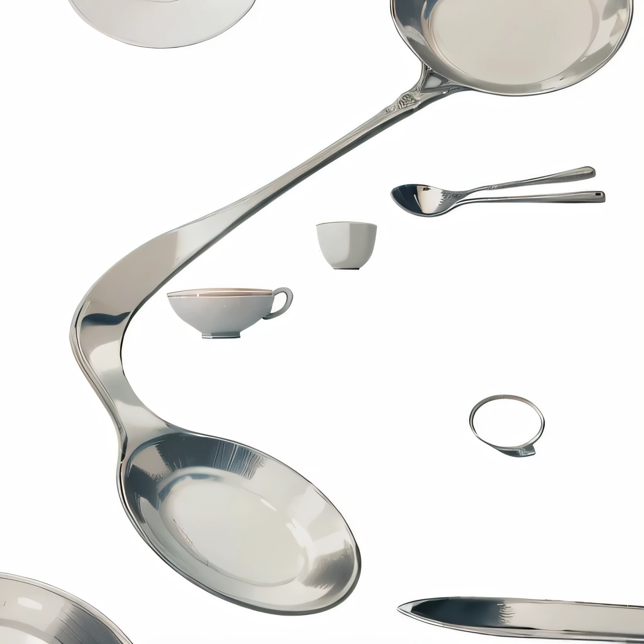 a close up of a spoon, spoon and spoon rest on a table, spoon placed, pearl silver plate, spoon, Knives, spoon slim figure, thin porcelain, porcelain organic, porcelain, Rosenthal, Eero Anio, Inspired by Anna Forsley, Set 1 8 6 0, Glass tableware, Round and smooth shape, fine dining