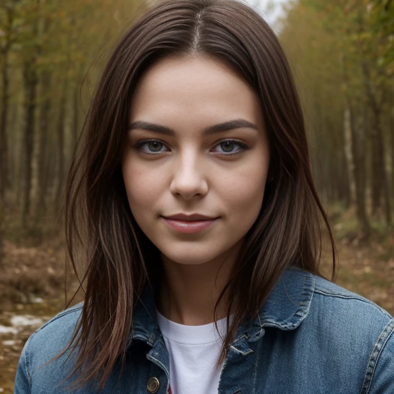 jeune femme de 25 ans, brune aux yeux bleus, topless, se roulant dans la boue
