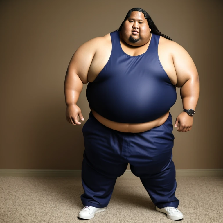 Ssbhm solo extremely morbidly obese Jey Uso full body alone