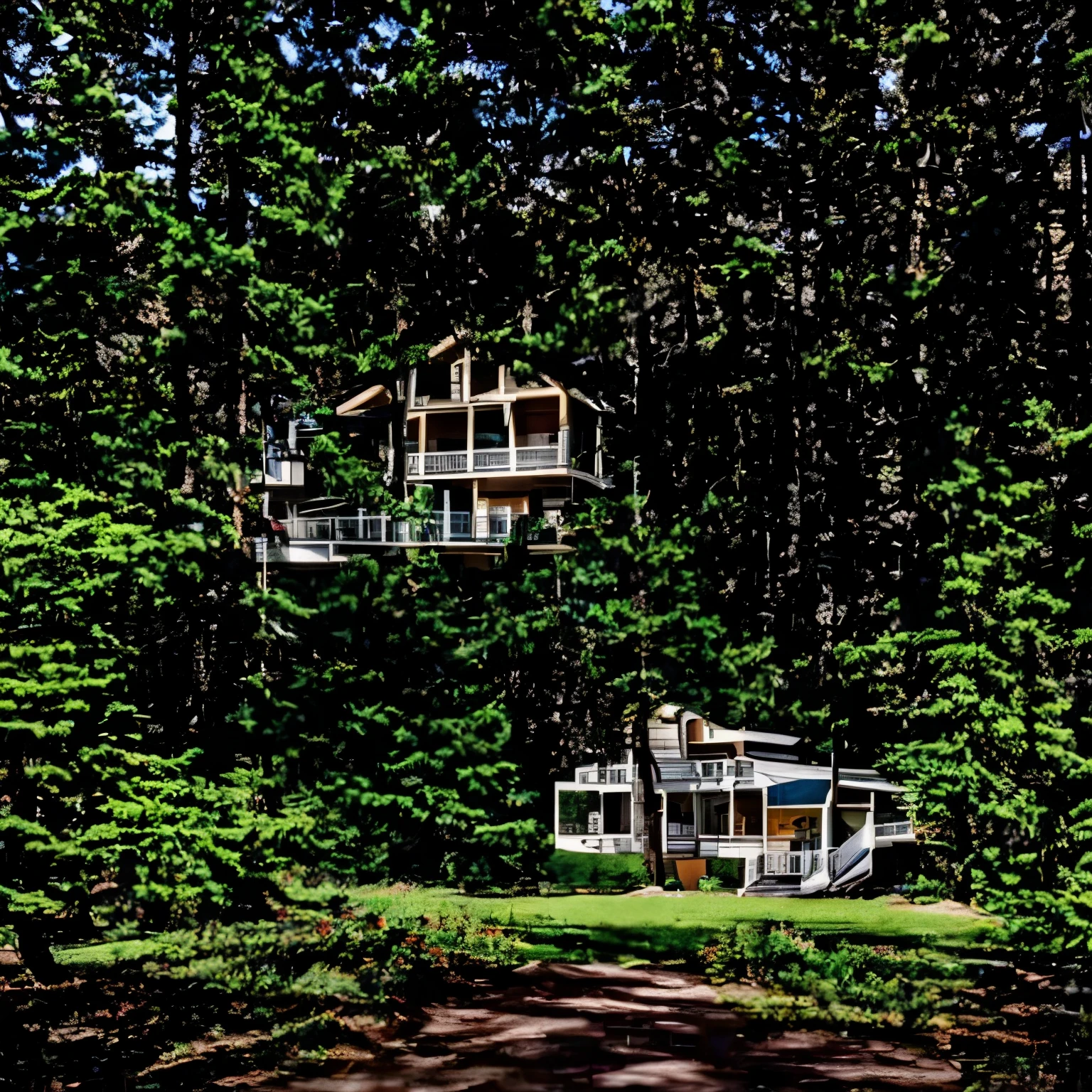 House under the pines