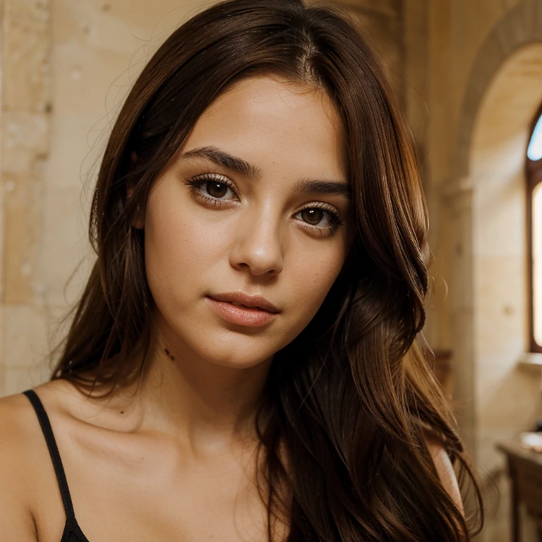 Sicilian woman brown hair brown eyes i